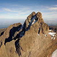 Kenya. Climb Mount Kenya 